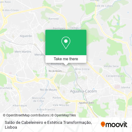 Salão de Cabeleireiro e Estética Transformação map