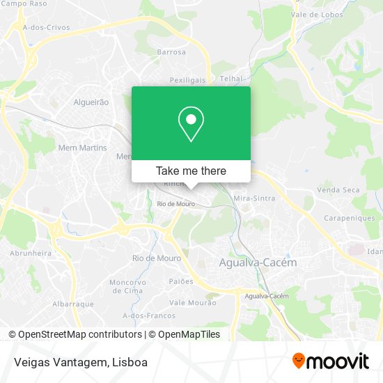 Veigas Vantagem mapa
