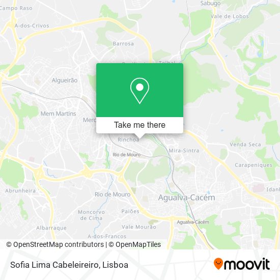 Sofia Lima Cabeleireiro mapa