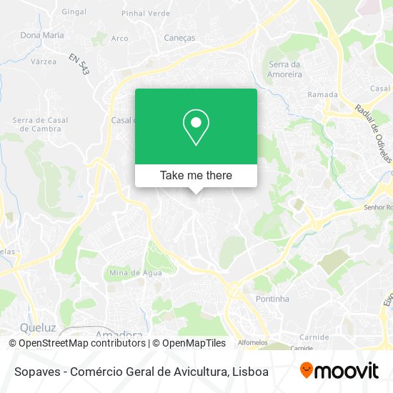 Sopaves - Comércio Geral de Avicultura mapa