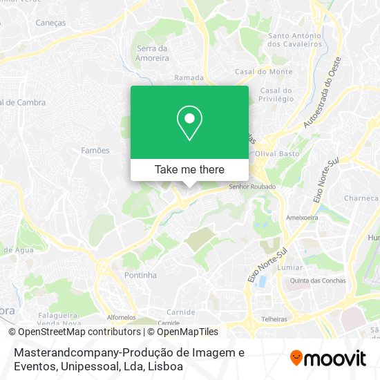 Masterandcompany-Produção de Imagem e Eventos, Unipessoal, Lda map