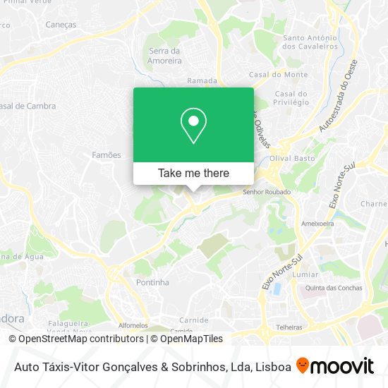 Auto Táxis-Vitor Gonçalves & Sobrinhos, Lda map