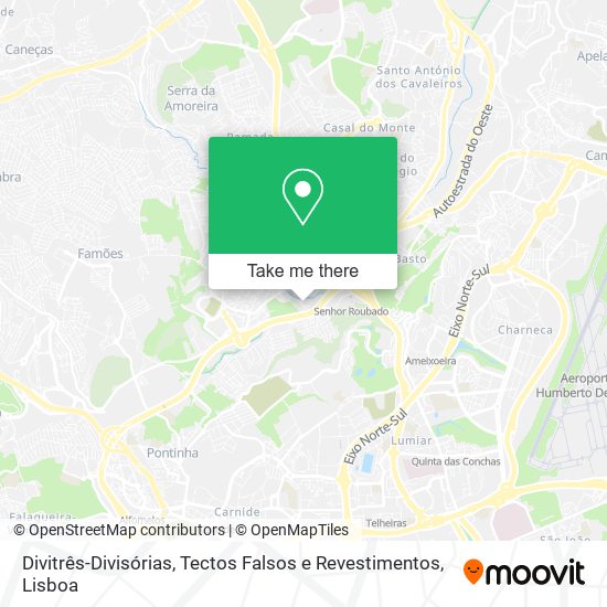 Divitrês-Divisórias, Tectos Falsos e Revestimentos map