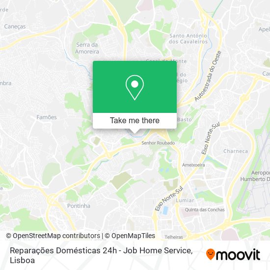 Reparações Domésticas 24h - Job Home Service map