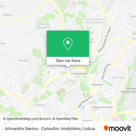 Arlivandro Santos - Consultor Imobiliário map
