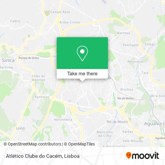 Atlético Clube do Cacém map