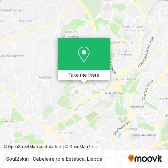 Soul2skin - Cabeleireiro e Estética mapa