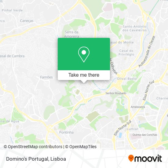 Domino's Portugal map