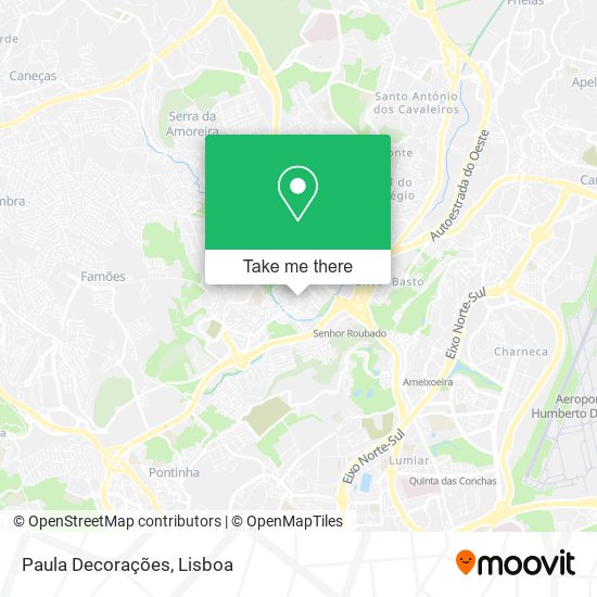 Paula Decorações mapa