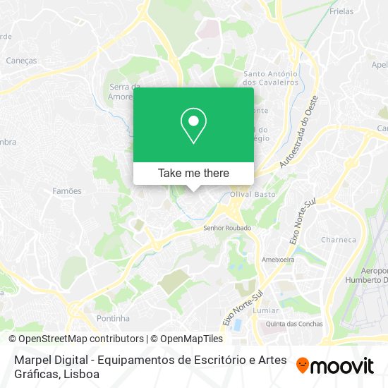 Marpel Digital - Equipamentos de Escritório e Artes Gráficas mapa