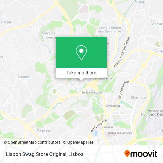 Lisbon Swag Store Original map