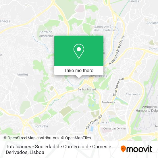 Totalcarnes - Sociedad de Comércio de Carnes e Derivados map