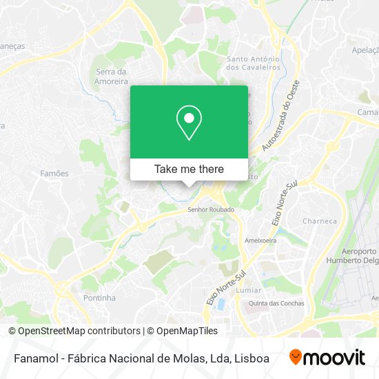 Fanamol - Fábrica Nacional de Molas, Lda mapa