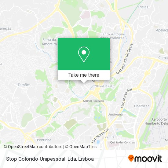 Stop Colorido-Unipessoal, Lda mapa