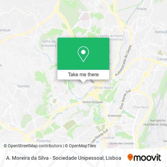 A. Moreira da Silva - Sociedade Unipessoal mapa