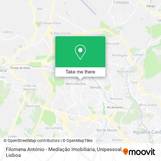 Filomena António - Mediação Imobiliária, Unipessoal map