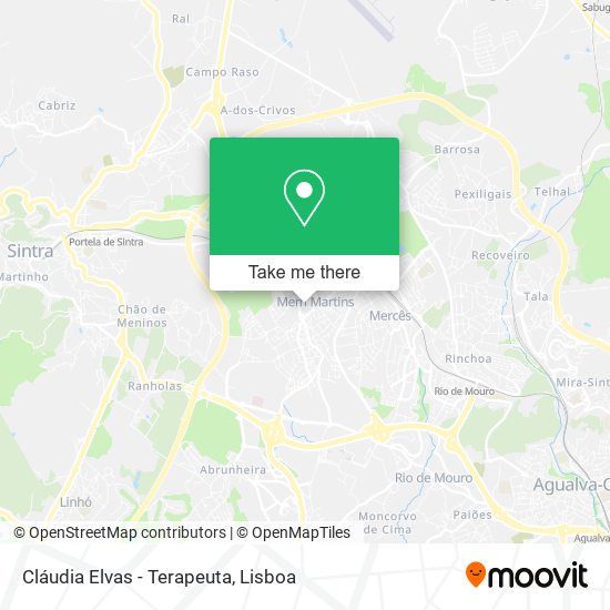 Cláudia Elvas - Terapeuta map