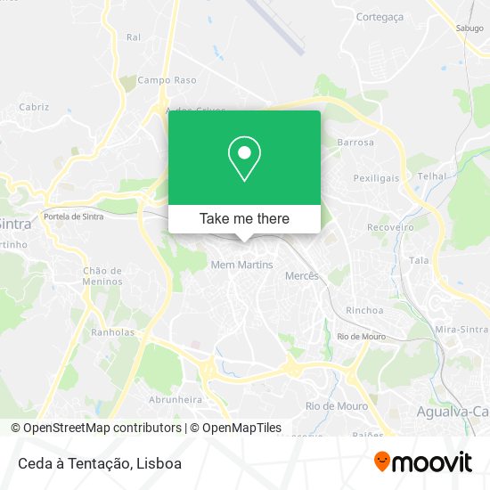 Ceda à Tentação map