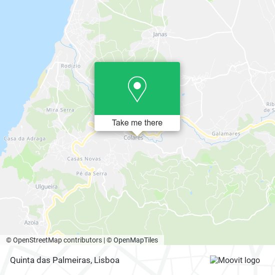 Quinta das Palmeiras mapa