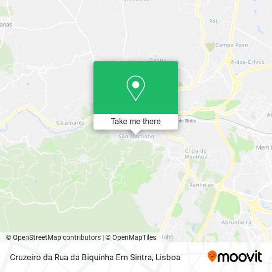 Cruzeiro da Rua da Biquinha Em Sintra map