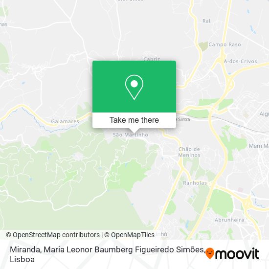 Miranda, Maria Leonor Baumberg Figueiredo Simões map