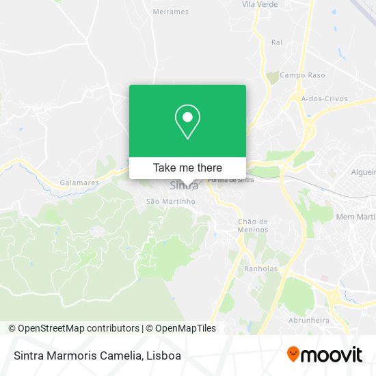 Sintra Marmoris Camelia mapa