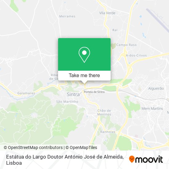 Estátua do Largo Doutor António José de Almeida map