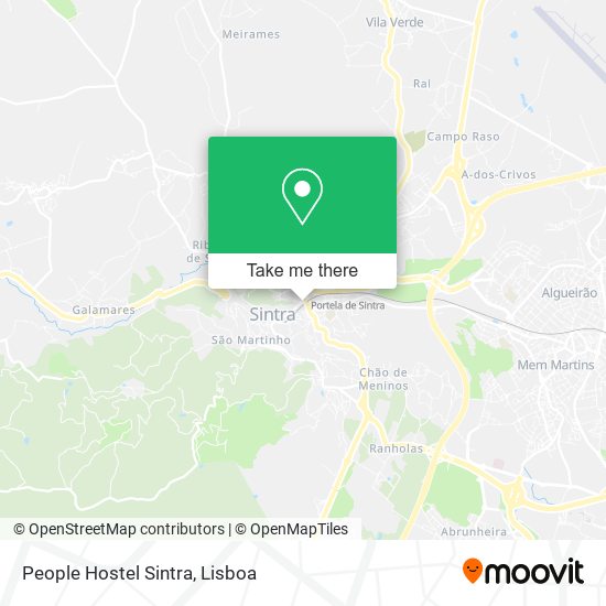 People Hostel Sintra map