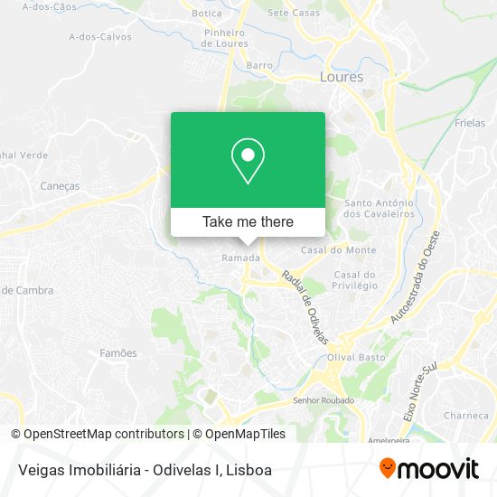 Veigas Imobiliária - Odivelas I map