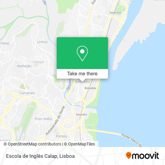 Escola de Inglês Calap map