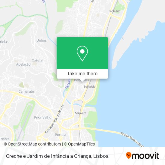 Creche e Jardim de Infância a Criança map