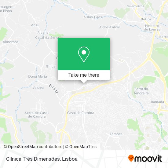 Clínica Três Dimensões map