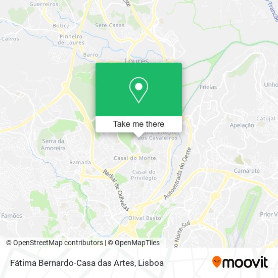 Fátima Bernardo-Casa das Artes map