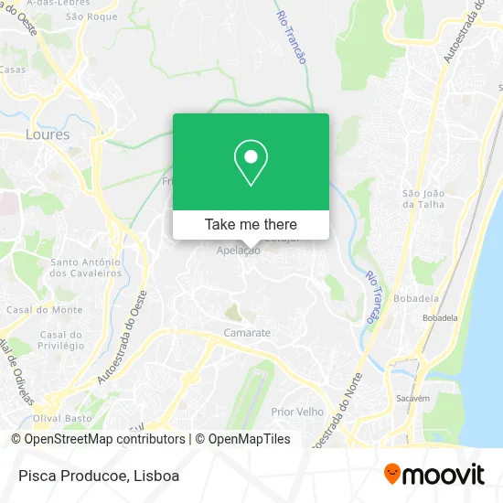 Pisca Producoe map