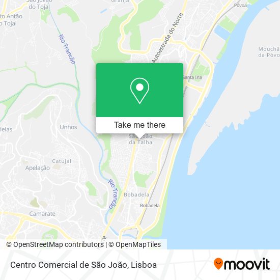 Centro Comercial de São João map