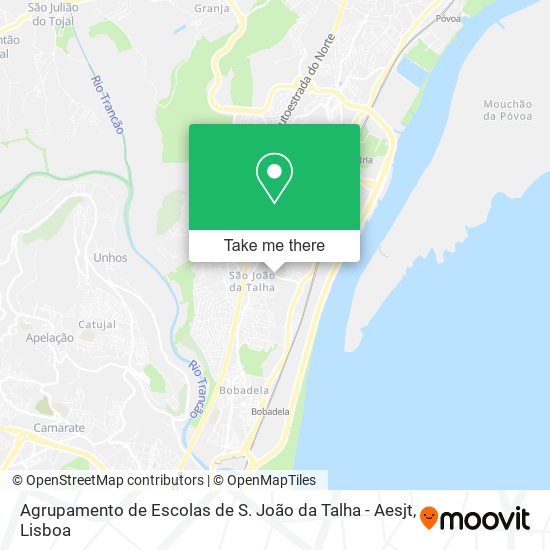 Agrupamento de Escolas de S. João da Talha - Aesjt mapa