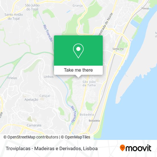 Troviplacas - Madeiras e Derivados mapa