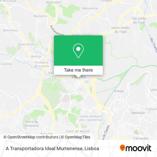 A Transportadora Ideal Murteirense mapa
