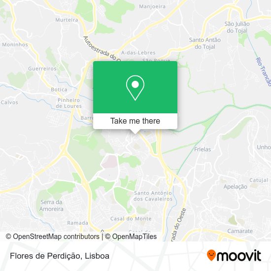Flores de Perdição map
