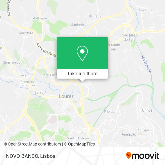 NOVO BANCO mapa