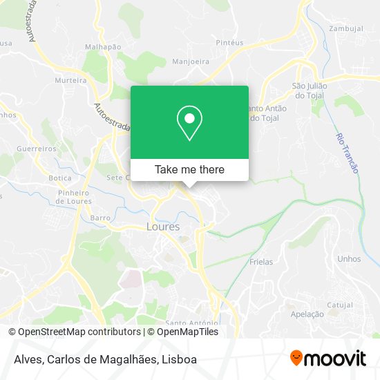 Alves, Carlos de Magalhães map