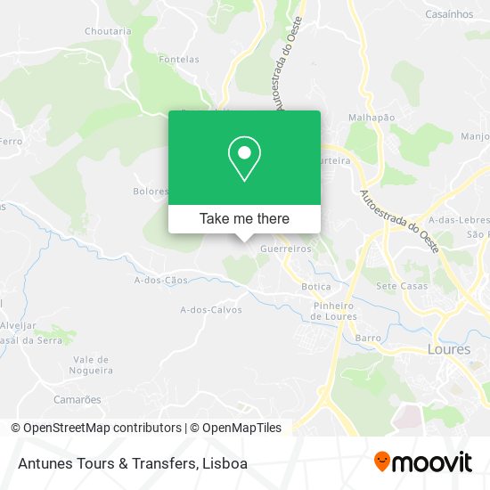 Antunes Tours & Transfers map