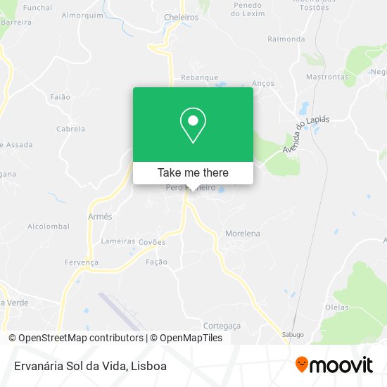 Ervanária Sol da Vida mapa