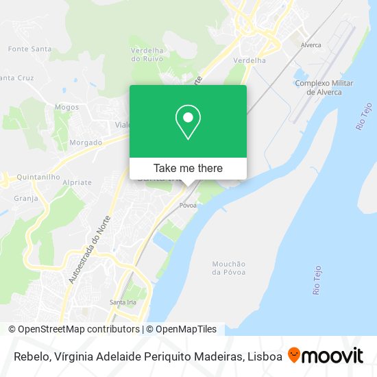 Rebelo, Vírginia Adelaide Periquito Madeiras map