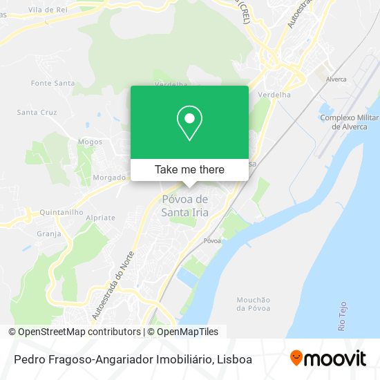 Pedro Fragoso-Angariador Imobiliário map