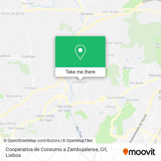 Cooperativa de Consumo a Zambujalense, Crl map