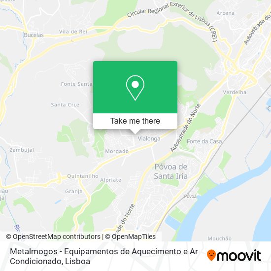 Metalmogos - Equipamentos de Aquecimento e Ar Condicionado mapa