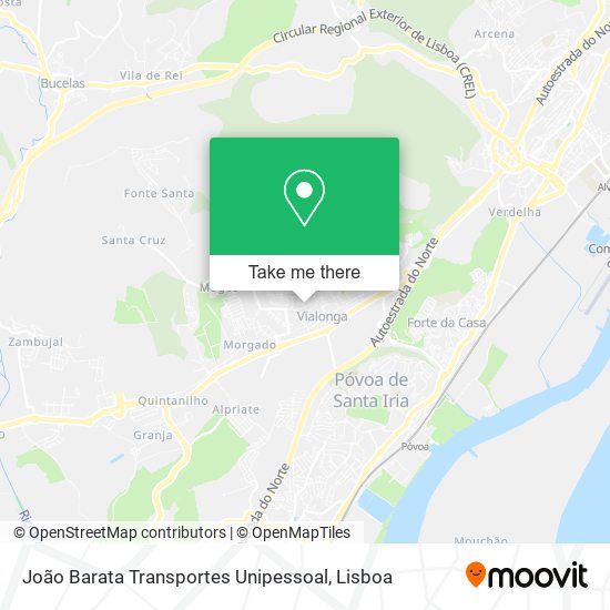 João Barata Transportes Unipessoal map