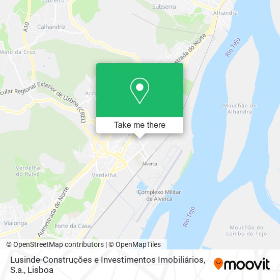 Lusinde-Construções e Investimentos Imobiliários, S.a. mapa
