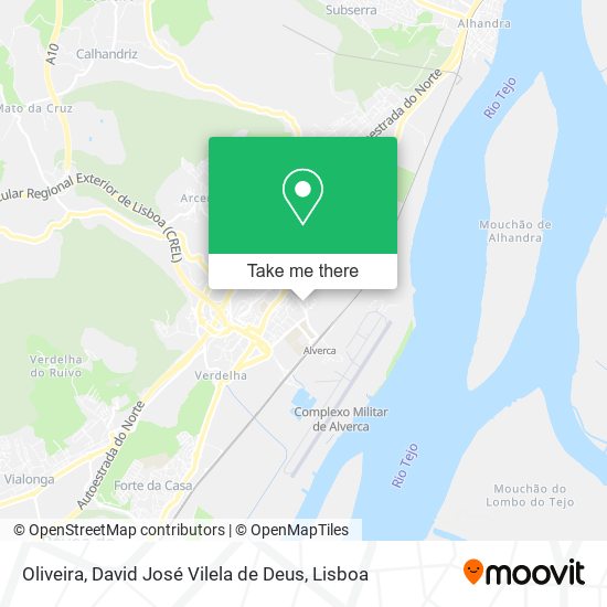 Oliveira, David José Vilela de Deus mapa